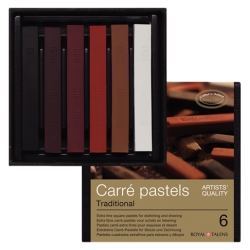 Set carrés Pastels Rembrandt