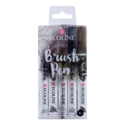 Marqueur Ecoline Set 5 Gris