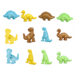 Boutons dinosaures