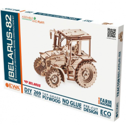 TRACTEUR PUZZLE 3D BOIS