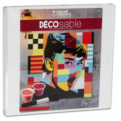 Kit déco sable Audrey Pop art