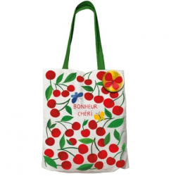 Sac tote bag Cartedart Cerises