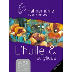 Bloc Huile & Acrylique 230g...