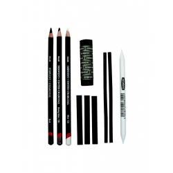 DERWENT - CHARCOAL - set de...